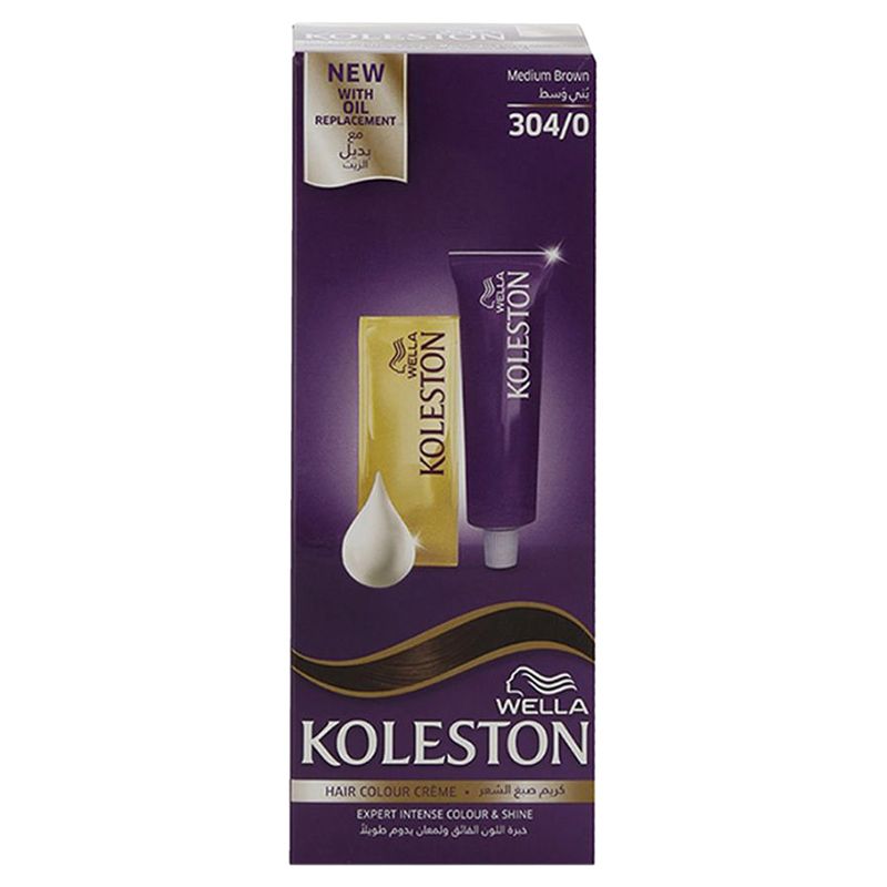 Wella - Koleston Hair Colour Creme 304/0 Medium Brown