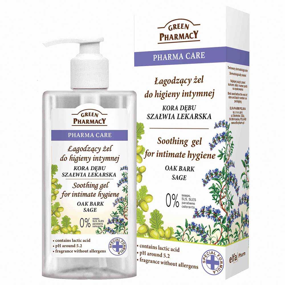 Green Pharmacy Soothing Gel For Intimate Hygiene Sage 300ml