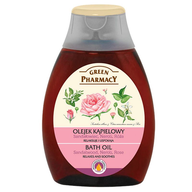 Green Pharmacy - Bath Oil Sandalwood Neroli Rose 250ml