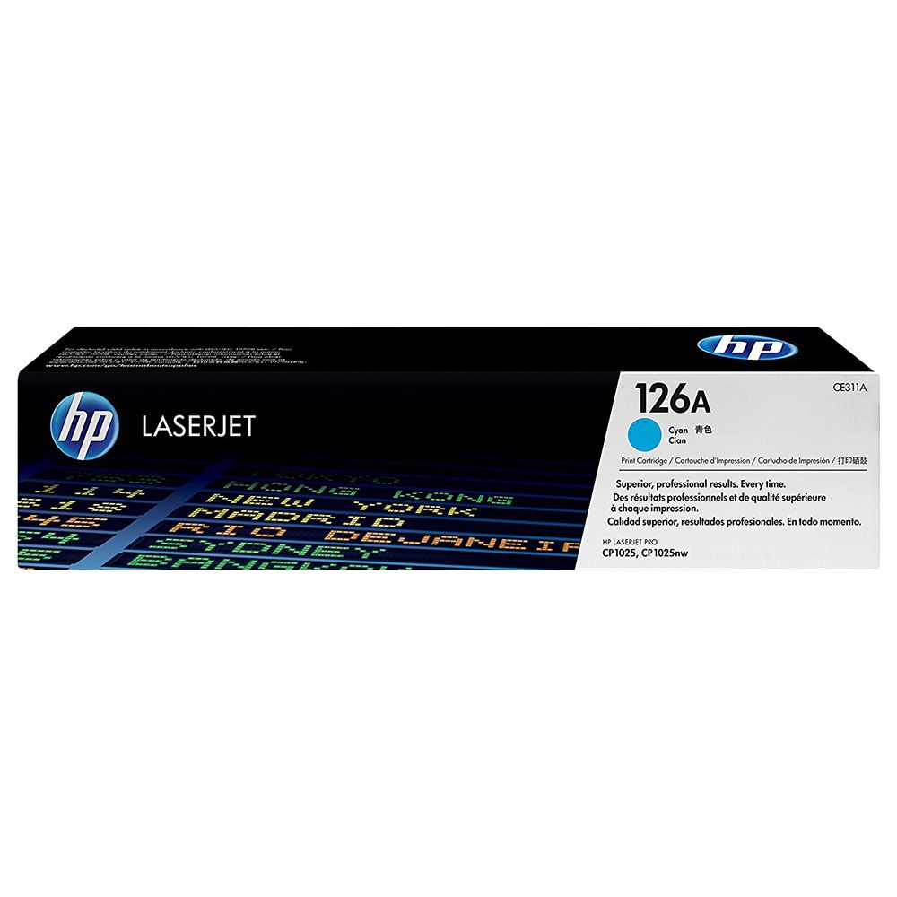 HP - 126A LaserJet Toner Cartridge CE311A - Cyan