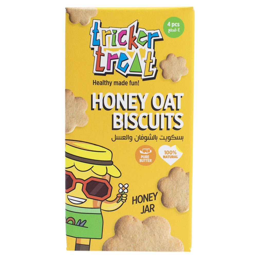 Tricker Treat - Honey Oat Biscuits - 30g - 24pcs