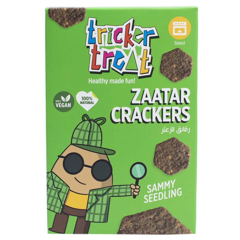 Tricker Treat - Vegan Zaatar Crackers - 100g - 12pcs
