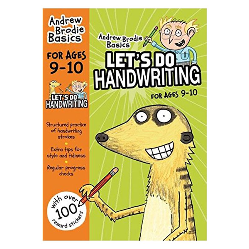 الكتاب التعليمي "Let's Do Handwriting"، 9-10 سنوات