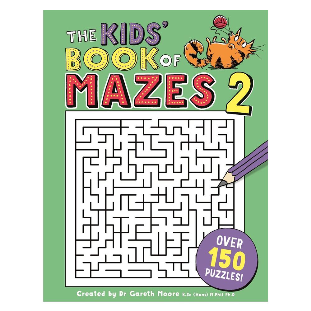 دفتر المتاهات "The Kids Book of Mazes 2"