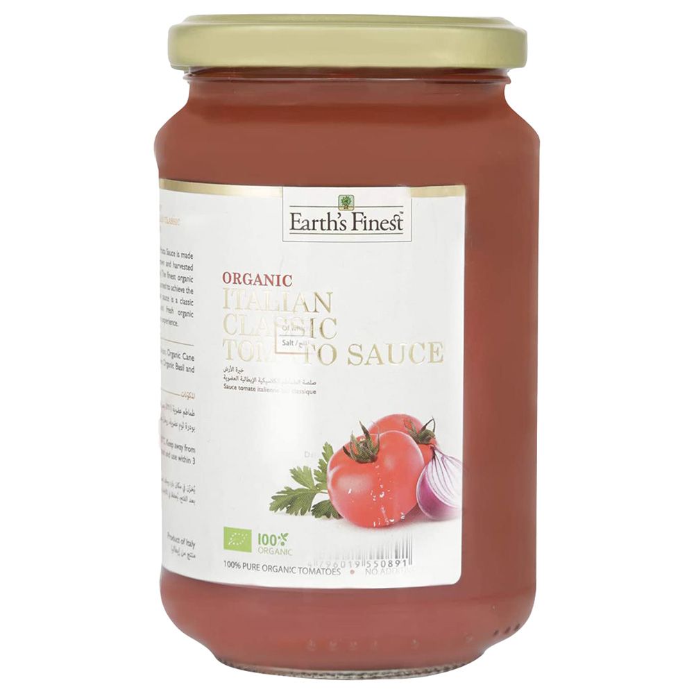 Earth's Finest Organic Italian Classic Tomato Sauce 340g
