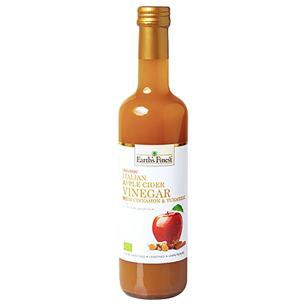 Earth's Finest Organic Cinnamon Turmeric Apple Cider Vinegar