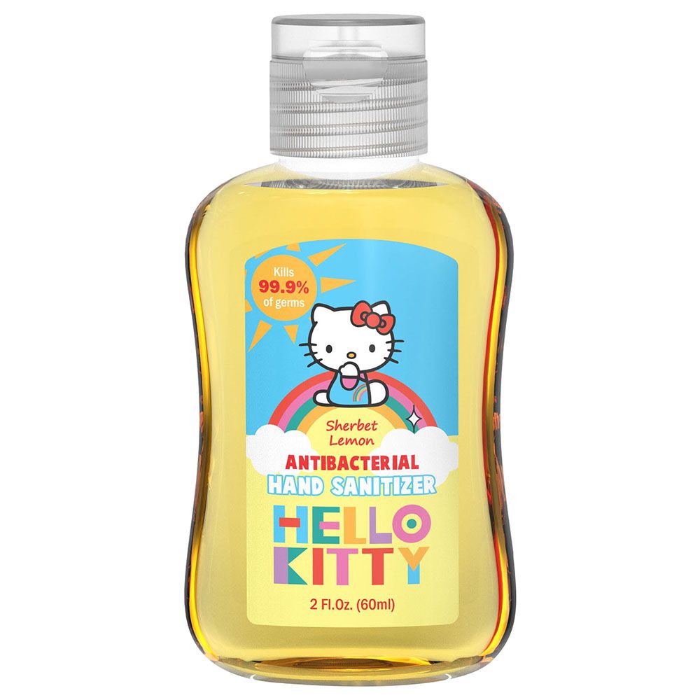 Hello Kitty - Hand Sanitizer Gel Pocket Bottle Lemon - 60ml