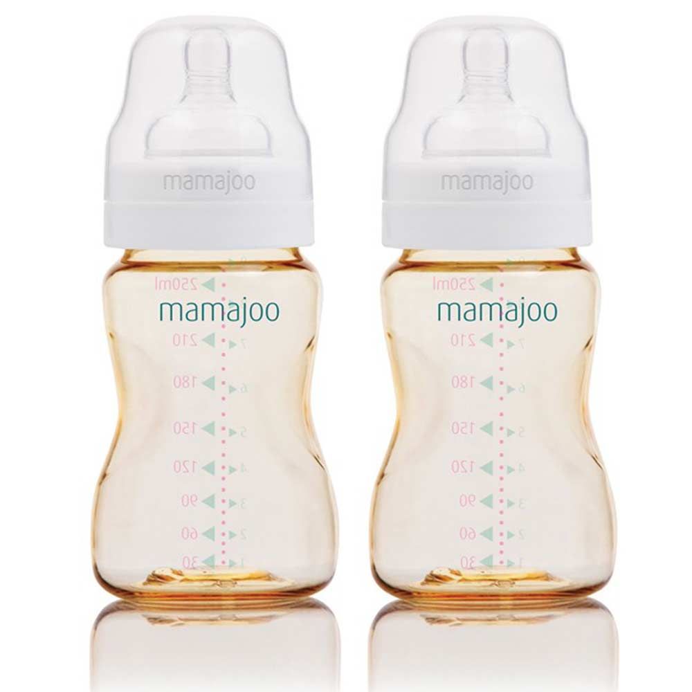 Mamajoo - 2x Gold Feeding Bottle 250ml