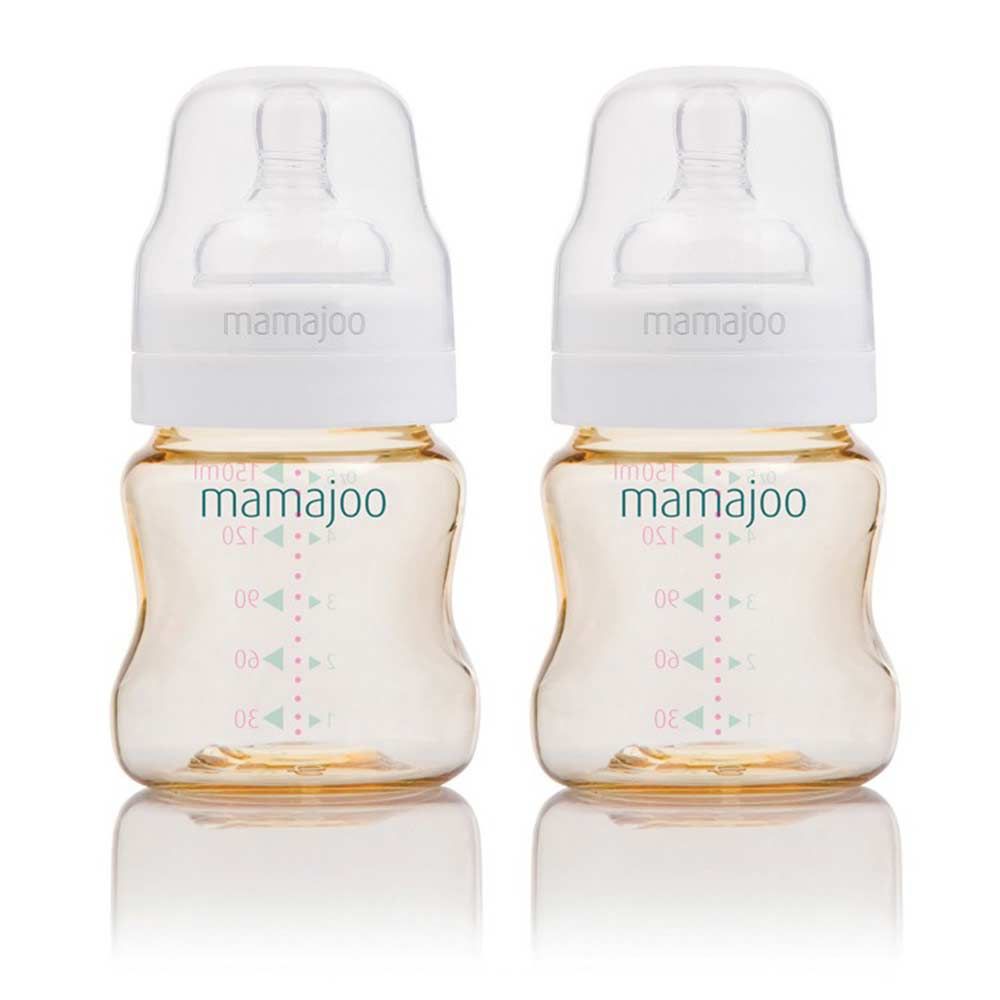 Mamajoo - 2x Gold Feeding Bottle 150ml