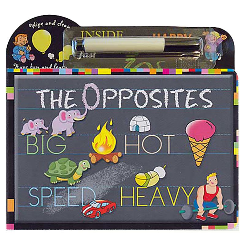 Wipe & Clean - Opposites - English