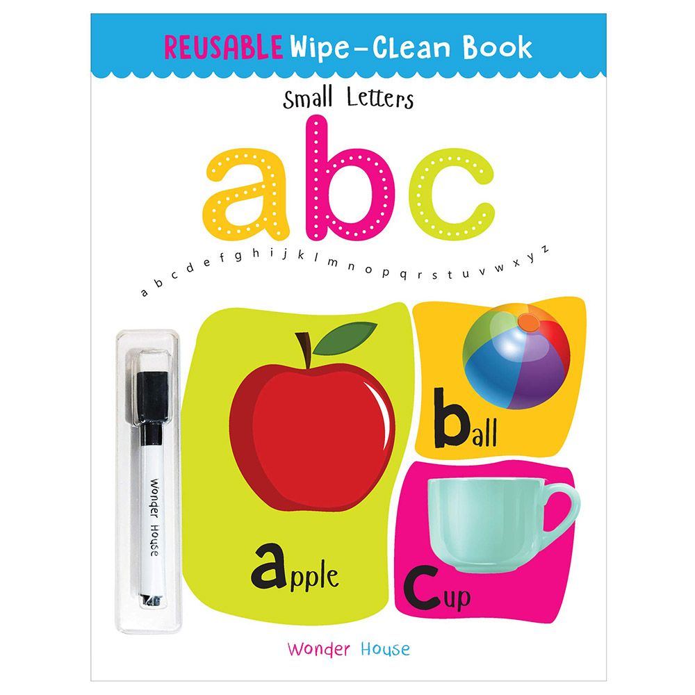 كتاب Reusable Wipe Clean Book Small letters