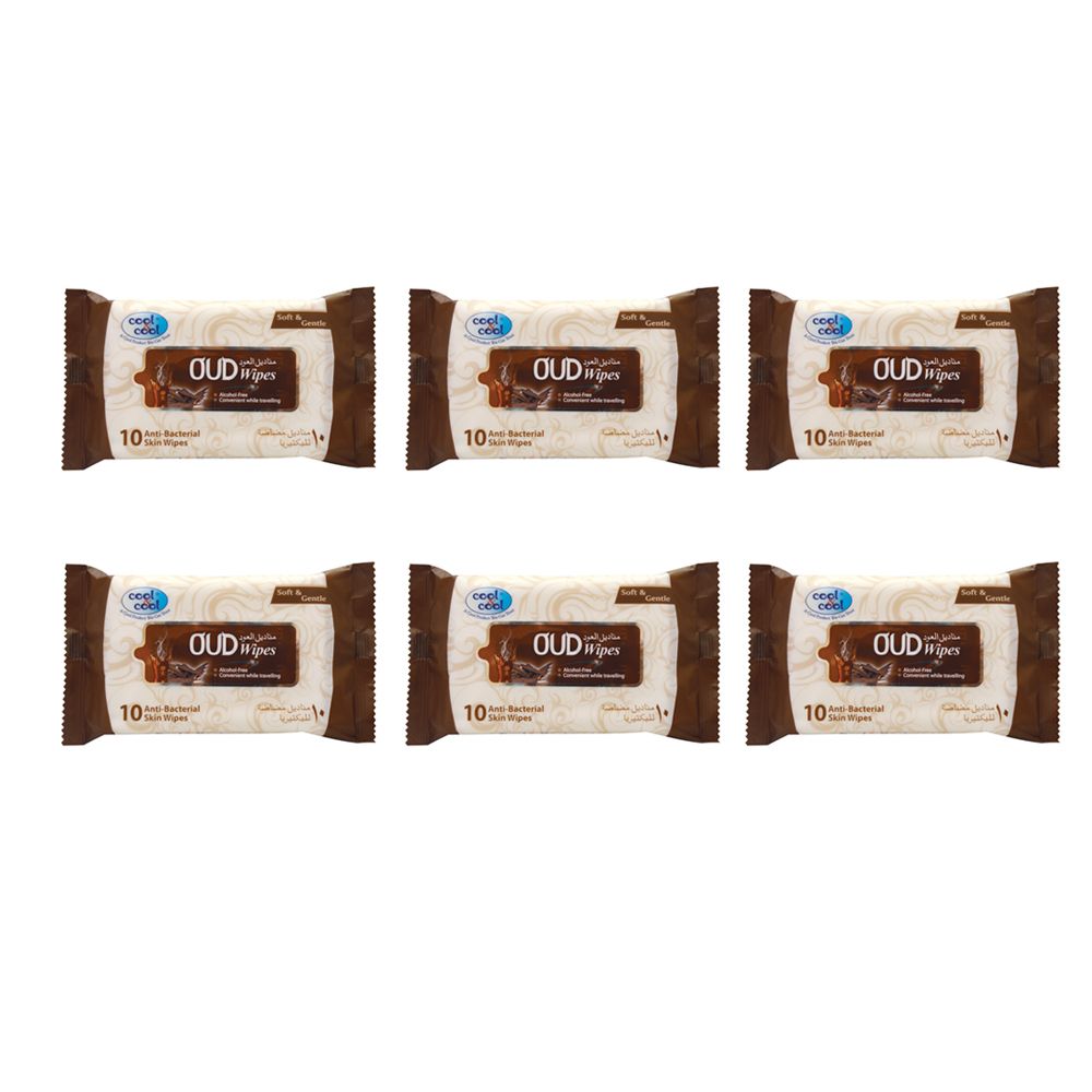 كول & كول - مناديل مبللة بالعود - 10 مناديل – عدد 6