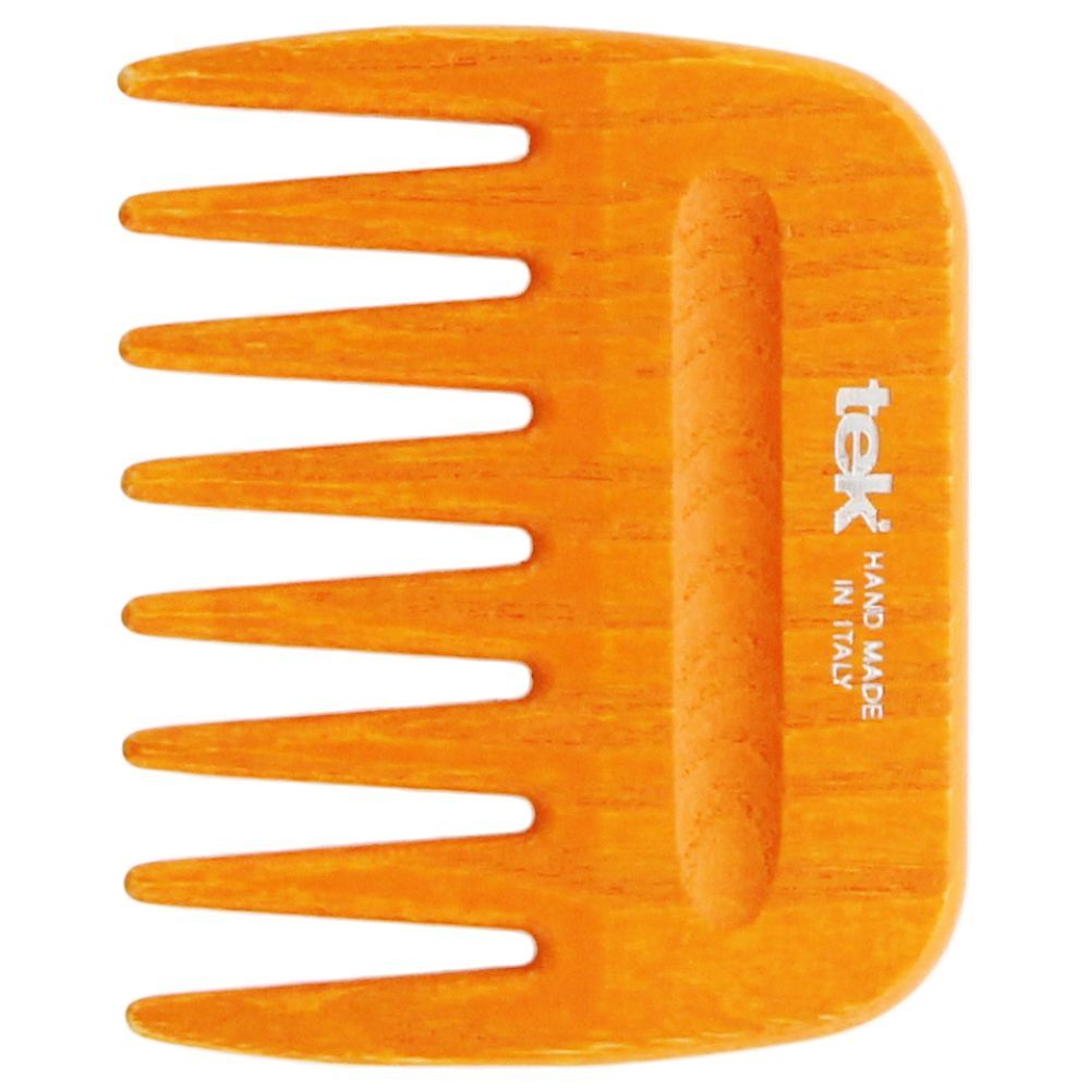 تيك - مشط خشبي - أصفر