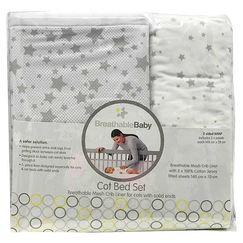 Breathable Baby - UK 3pc-Set Twinkle Gray