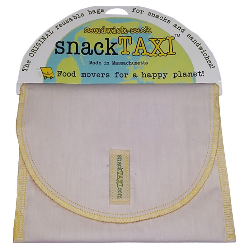 SnackTaxi - Reusable Sandwich Bag - White