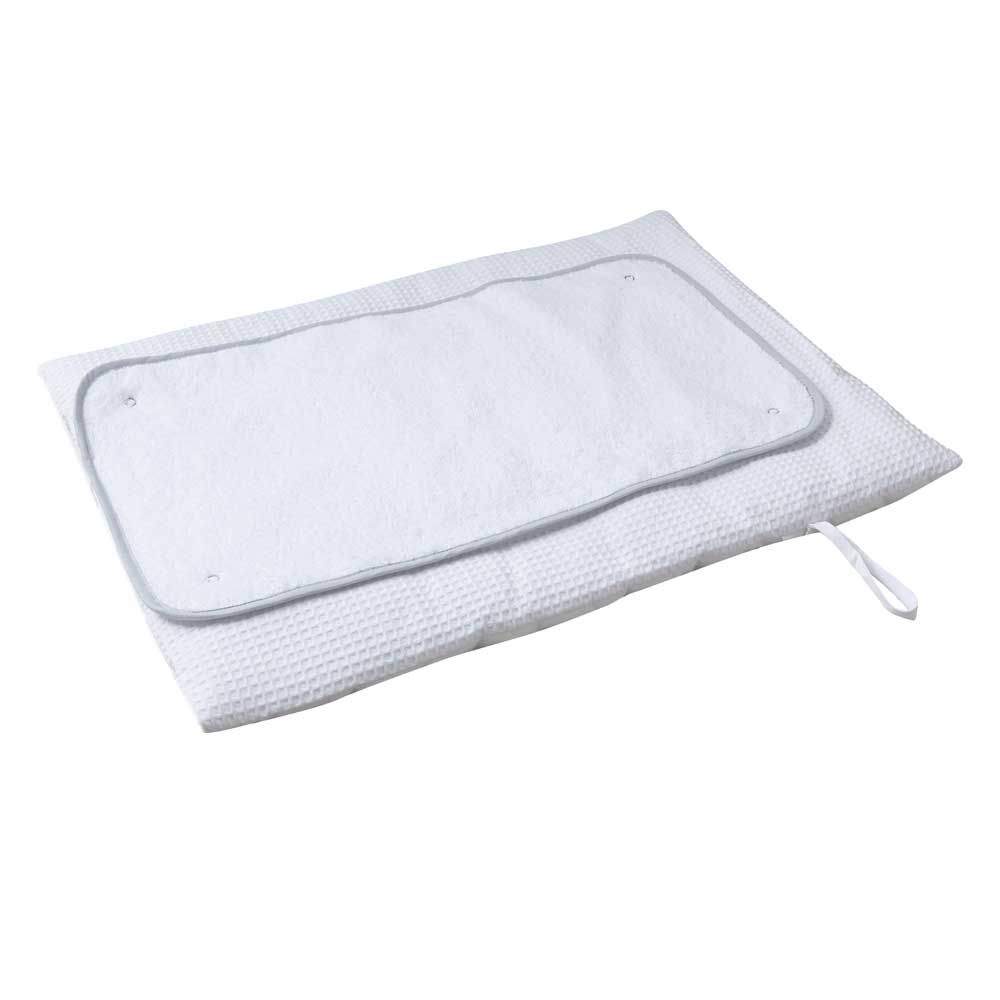 كلير دي لون - حصيرة الغيار والتنقل رولي بولي - وافل - أبيض