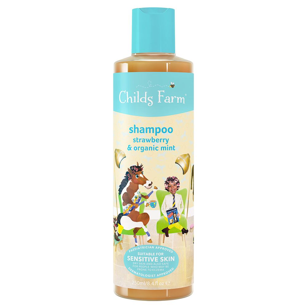 Childs Farm - Shampoo - Strawberry&Organic Mint - 250Ml
