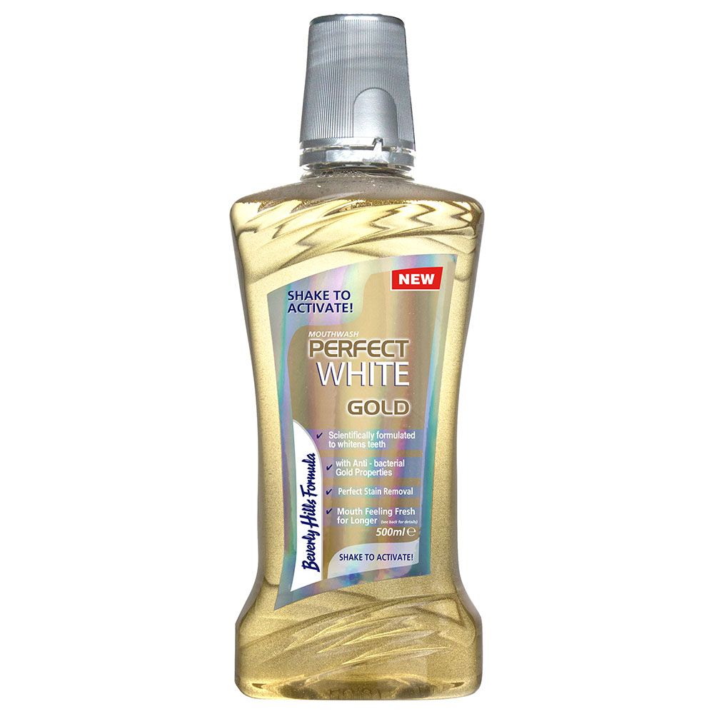 Beverly Hills Formula Perfect White Gold Mouthwash 500ml