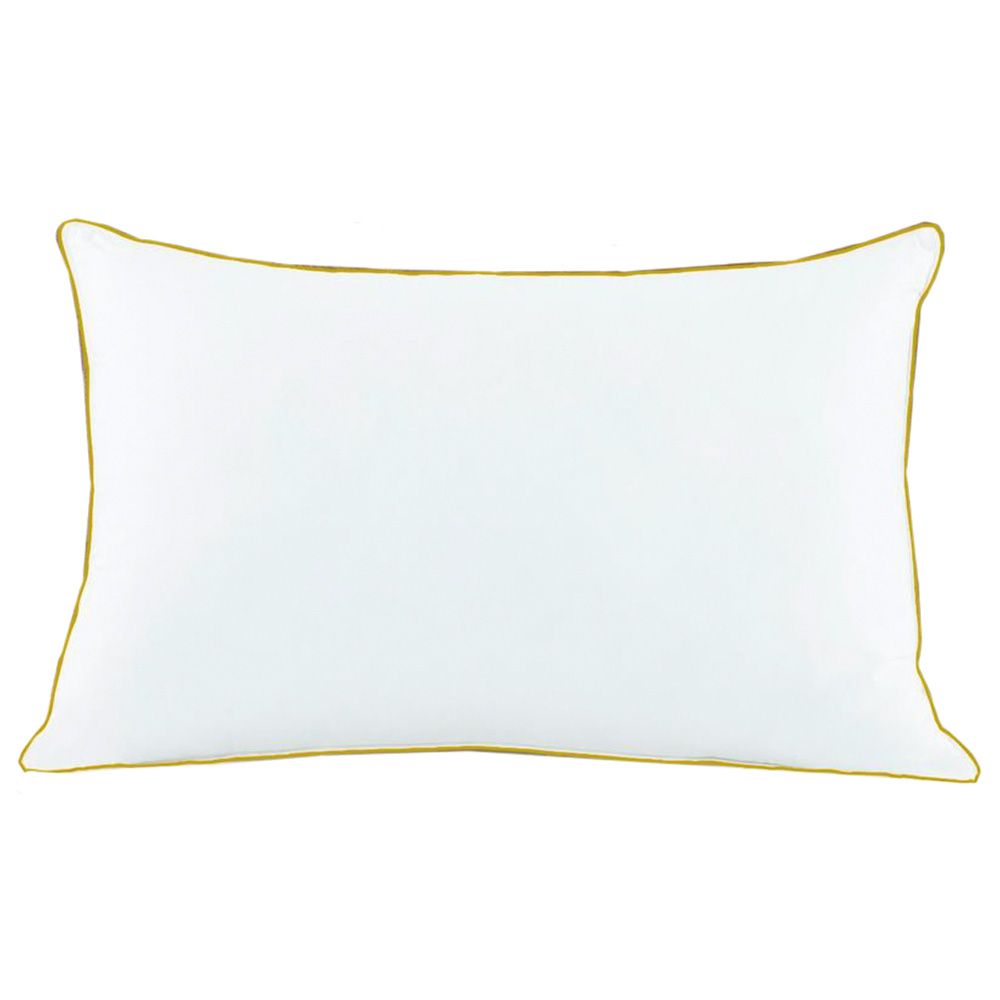 Cotton Home - Extra Super Soft Pillow w/ Golden Cord 50x75cm