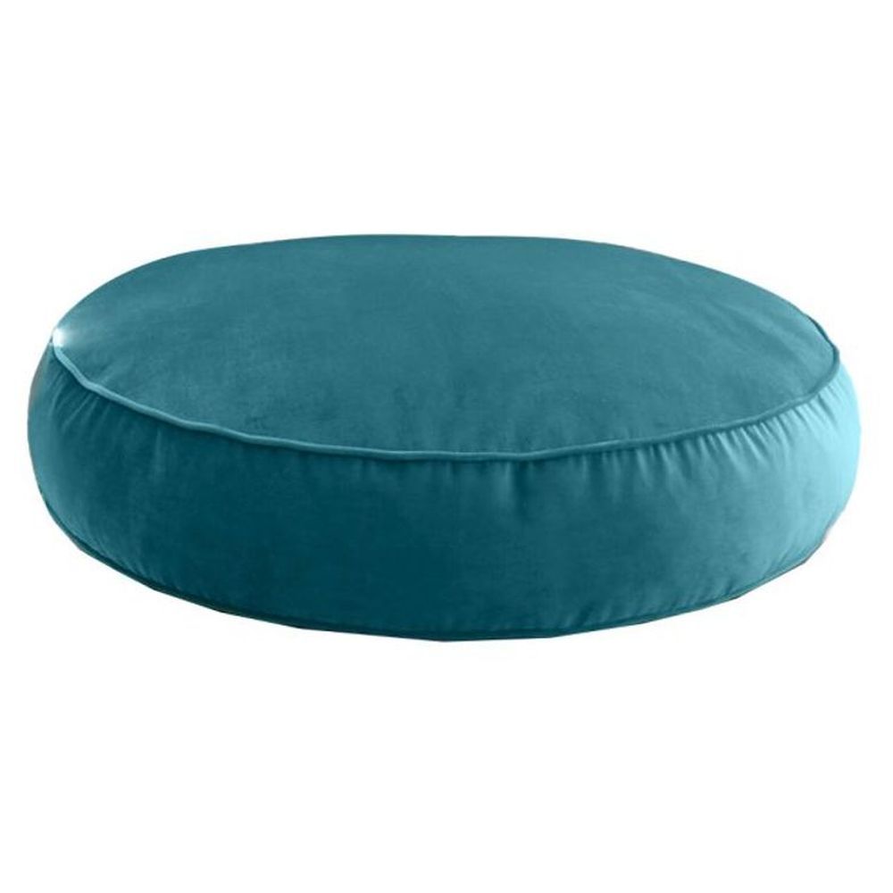 In House - Velvet Bean Bag Microfiber filler - 100 x 20 cm - Turquoise
