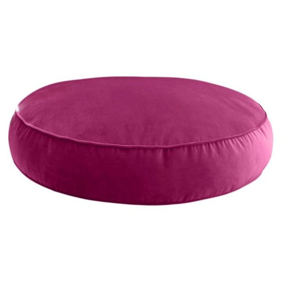 In House - Velvet Bean Bag Microfiber filler - 100 x 20 cm - Dark Pink