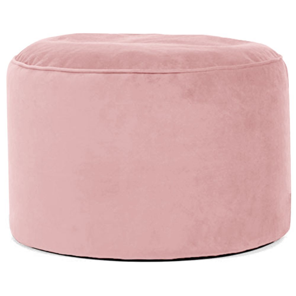 In House - Velvet Bean Bag Pouffe - 55 x 35 cm - Pink