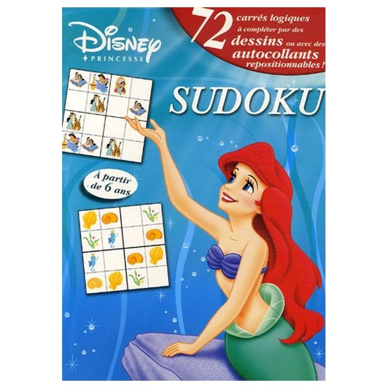 Sudoku Disney Princesse : 72 Carres Logiques Avec Corriges