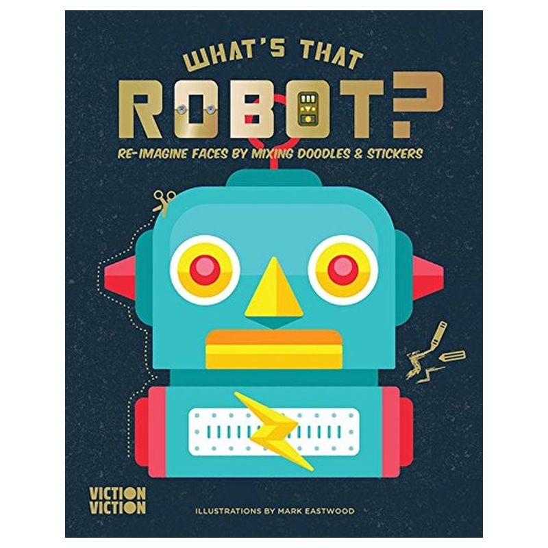 What's That Robot? Re-Imagine Faces By Mixing Doodles & Stickers (What's That Face?)