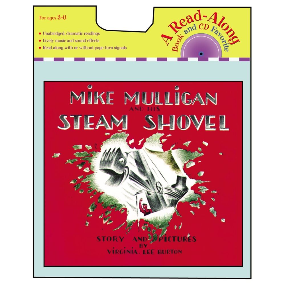 كتاب وCD قصة Mike Mulligan And His Steam Shovel 