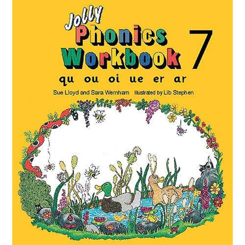 Jolly Phonics Workbook 7: In Precursive Letters: British English Edition