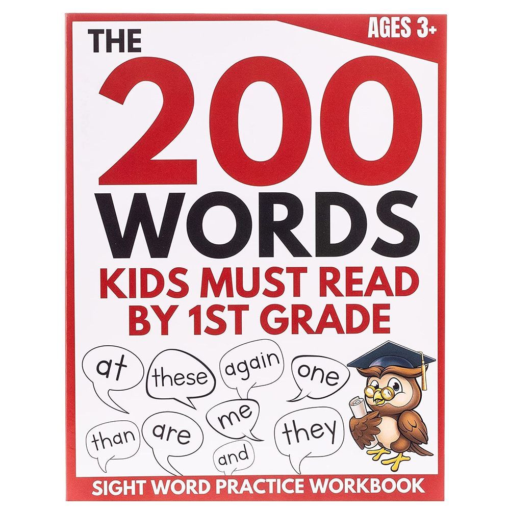 The 200 Words Kids Must Read by 1st Grade