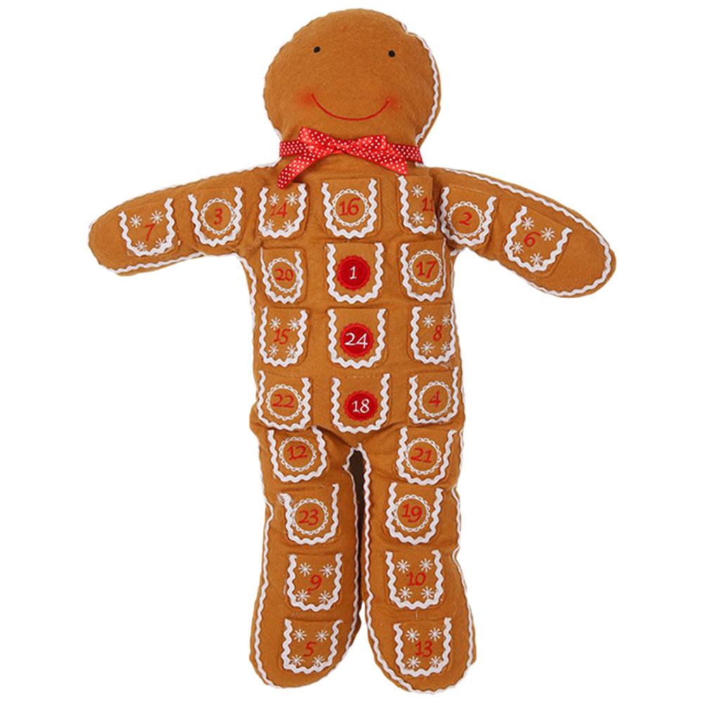 Chamdol - Xmas Advent Gingerbread Man - Brown