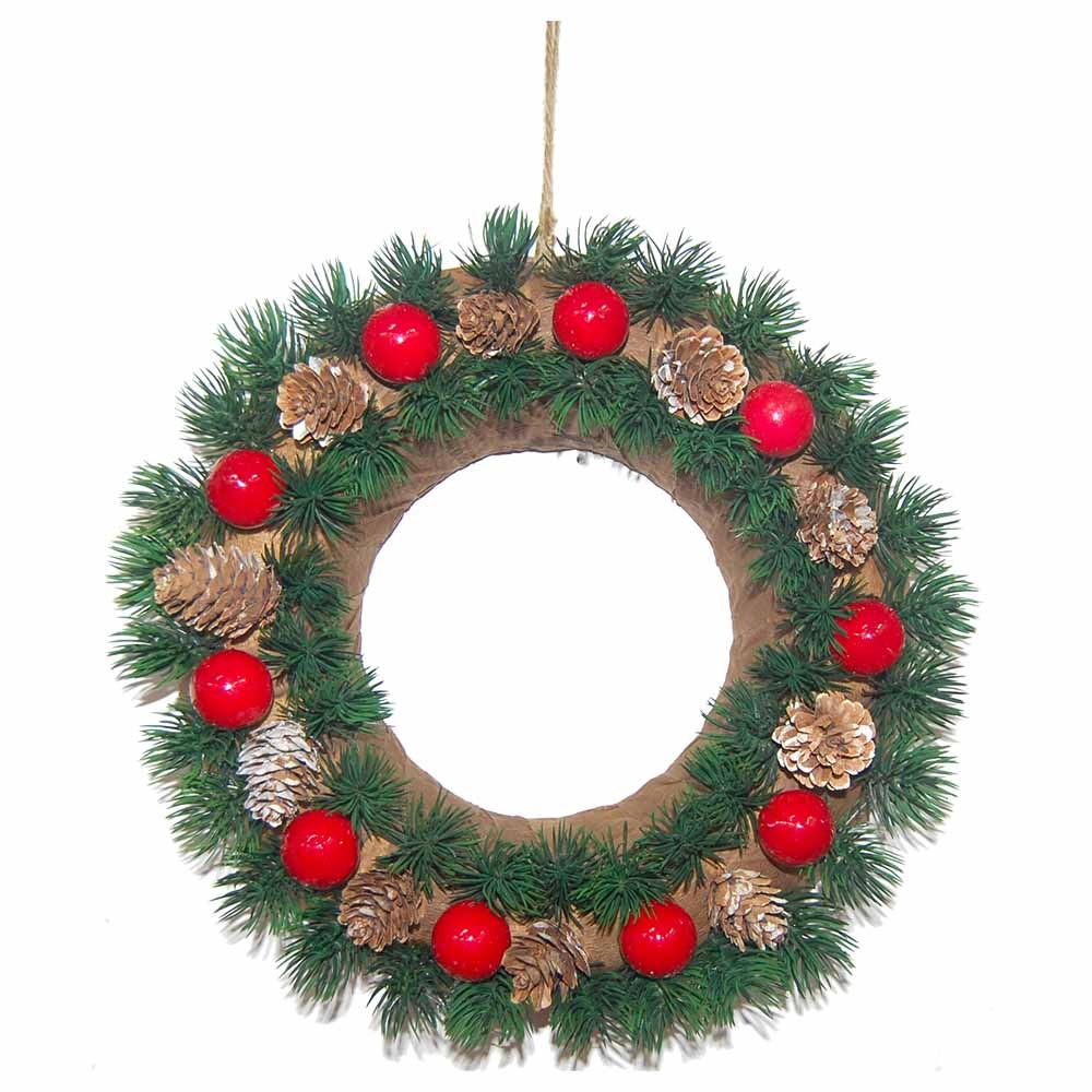 Chamdol - Xmas New Design Berry / Pinecone Wreath