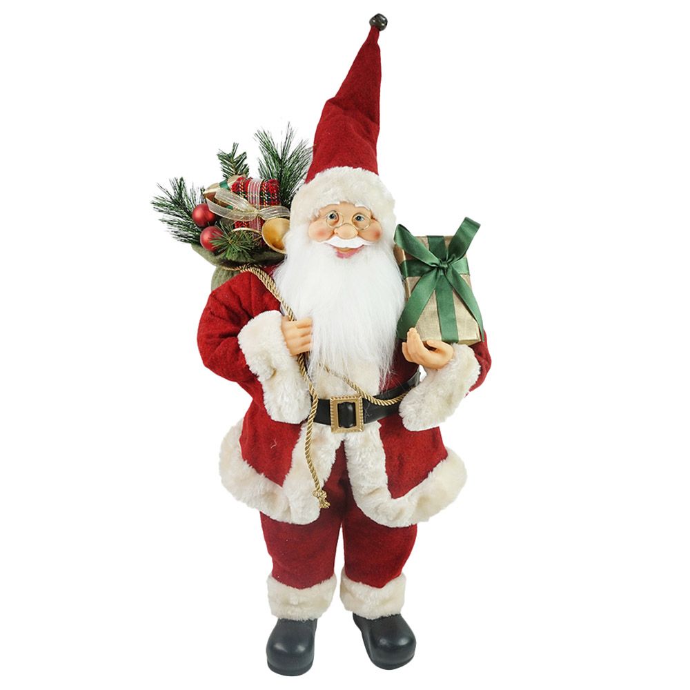 Chamdol - Santa Present & Sack 60cm - Burgundy