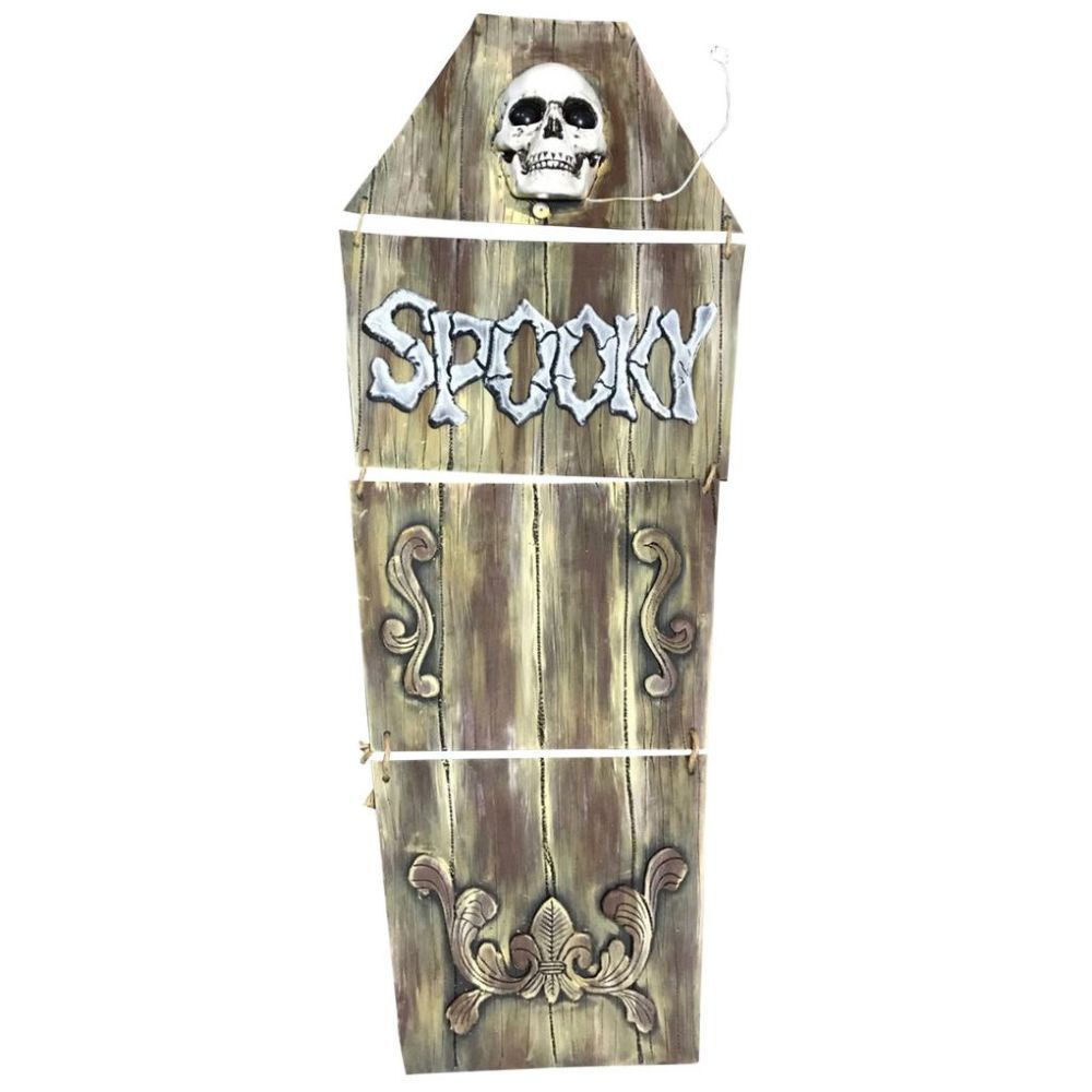 Costume Super Centre - Animated Moving Eyes Coffin Cover