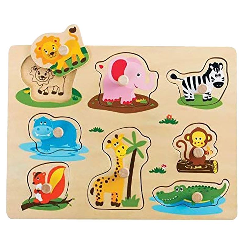 Lelin - Safari Peg Puzzle