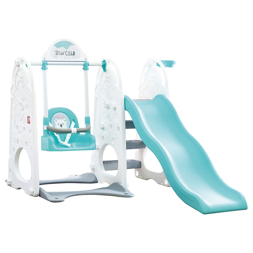 Yaya - New Play Slide & Swing - Blue