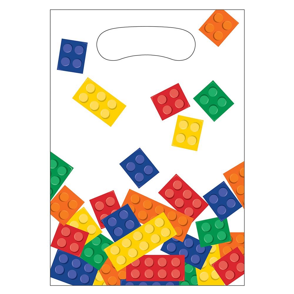 Creative Party - Block Party Loot Bags Pack Of 8