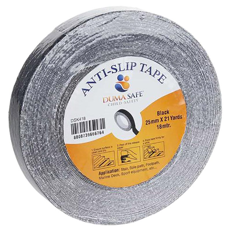 Dumasafe - Anti Slip Tape 25mm x 21 yards/18m - Black