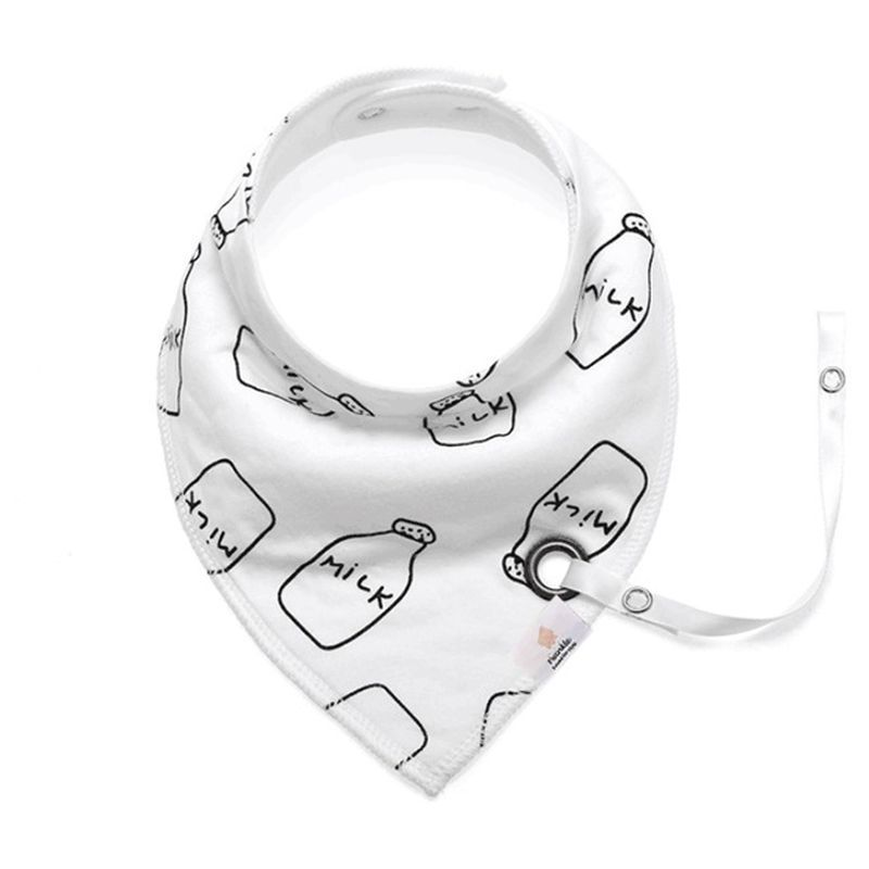 Tiny Toes - Baby Bib Pacifier Pack - Milk Bottles