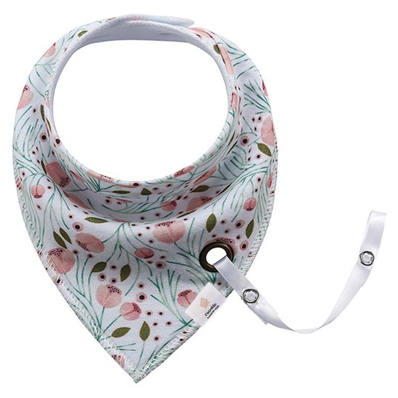 Tiny Toes - Baby Bib Pacifier Pack - Floral
