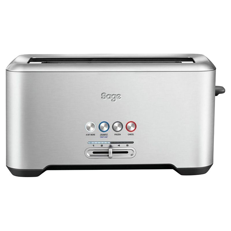 Sage - The Bit More 4 Slice Toaster - Brushed Stainless Steel
