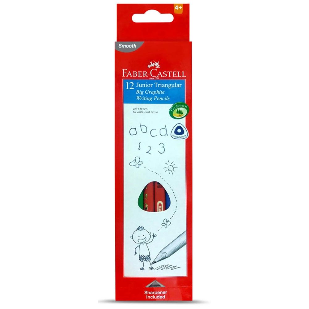 Faber-Castell - Junior Triangular Pencil 12pc