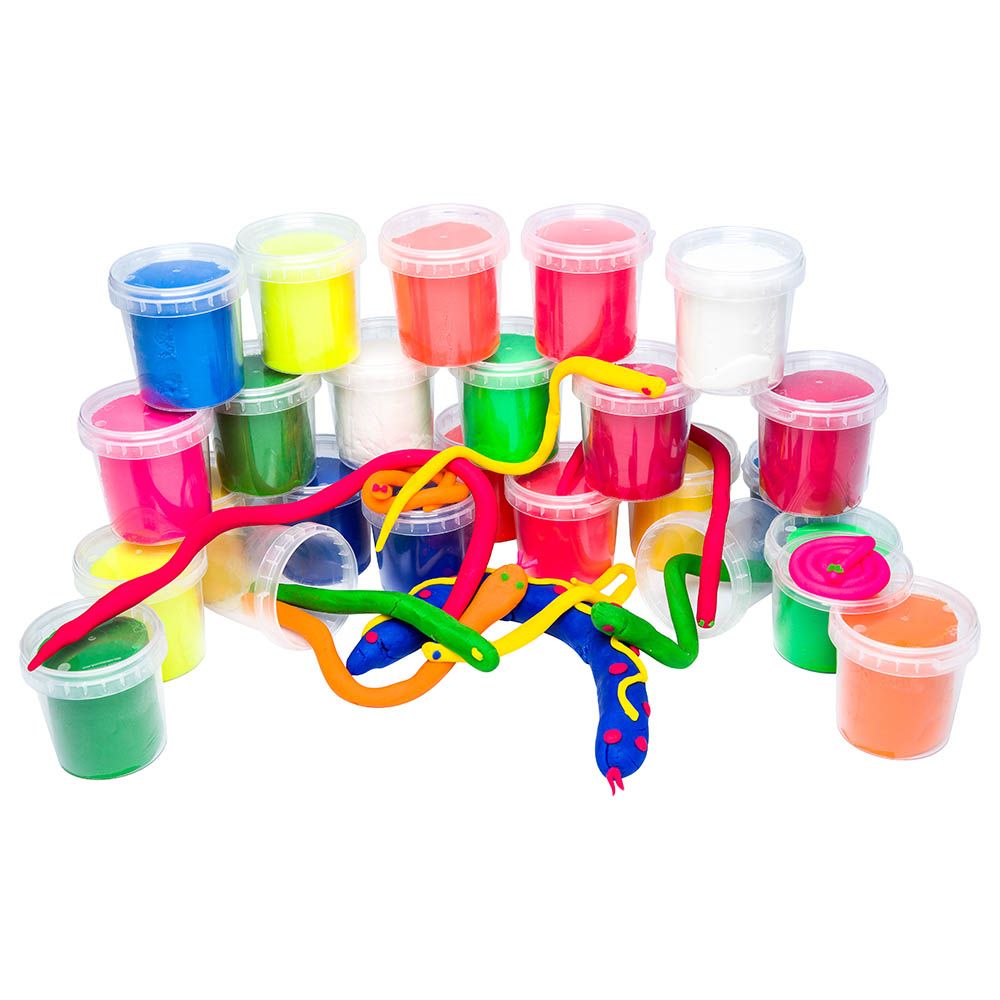 Scola - Soft Dough Tubs Assorted Colours