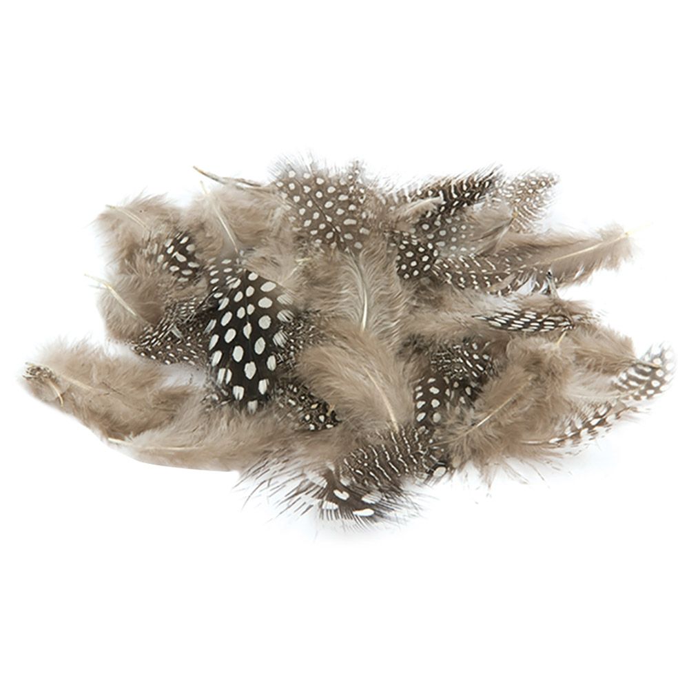TTS - Black And White Speckled Feathers 28g