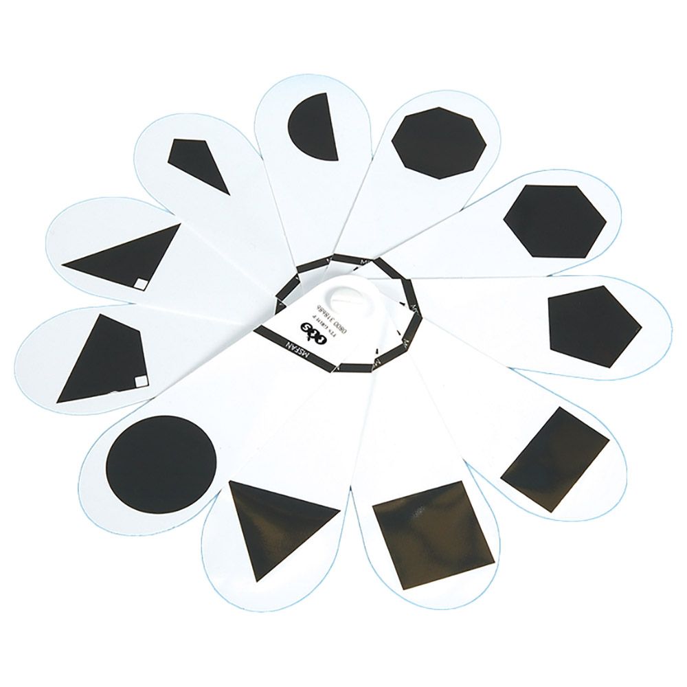 TTS - 10 Leaf PVC Shape Fans 10Pk