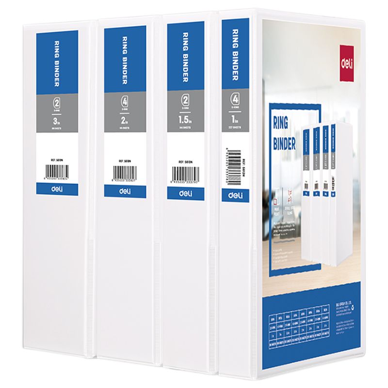 Deli - Presentation File 2D Ring Binder 2" (48mm)