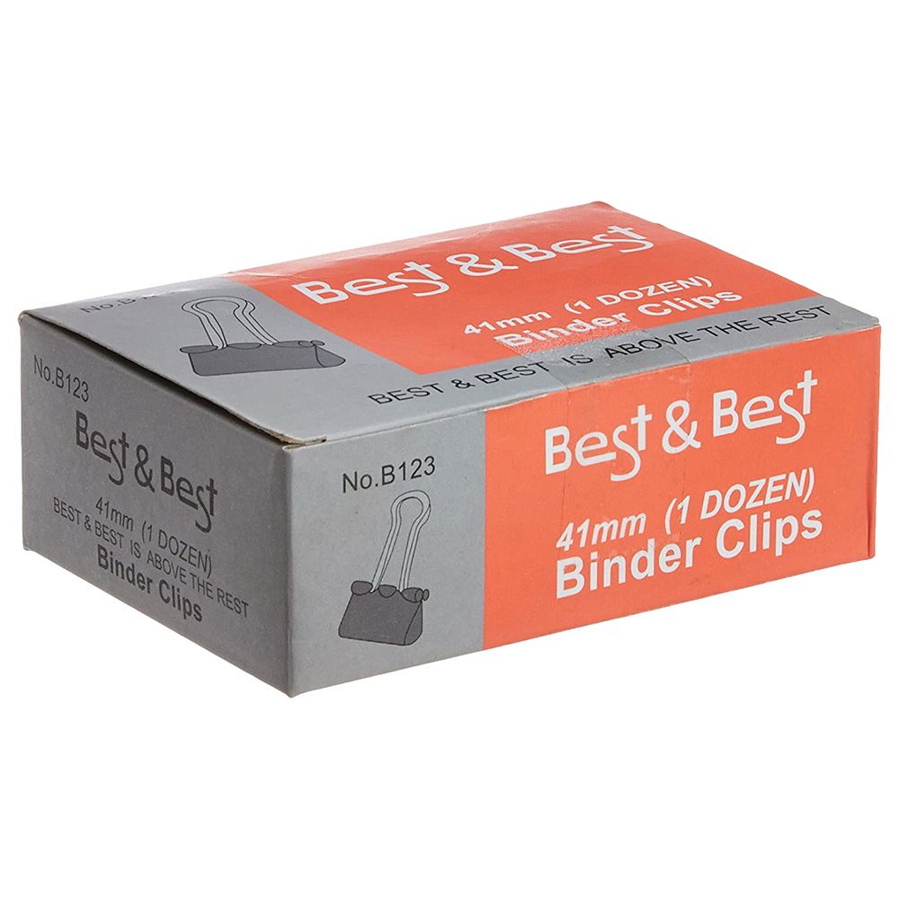 Amt - Bulldog Clips 41mm (1-5/8") - Black