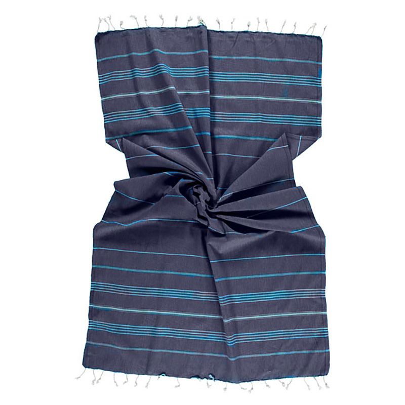 Generic - Soft Weave Cotton Peshtamal Beach Towel - Blue