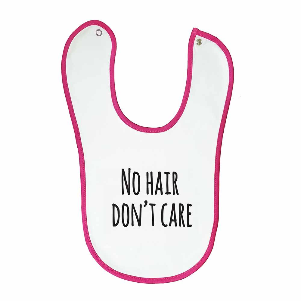 Fay Lawson - Girls Bib With Message White/Pink